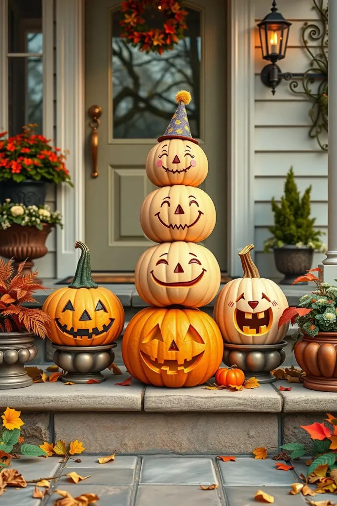 65 Cute and Funny Halloween Porch Decorations 2025 to Make Your Home the Talk of the Block