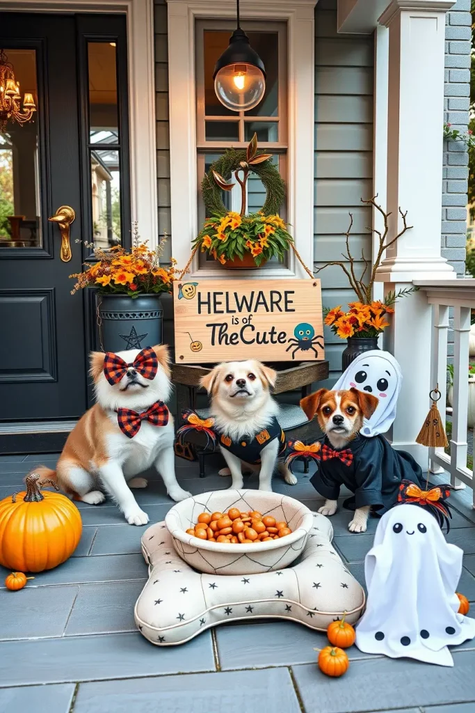 65 Cute and Funny Halloween Porch Decorations 2025 to Make Your Home the Talk of the Block