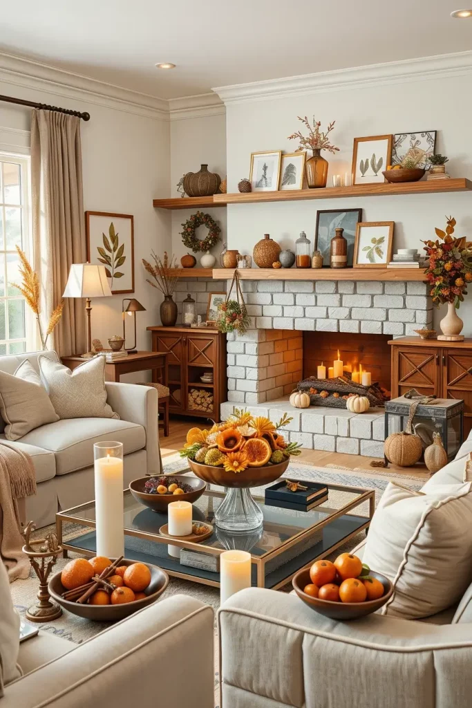64 Fall Living Room Decor Ideas 2025 to Make Your Space Feel Cozy and Seasonal