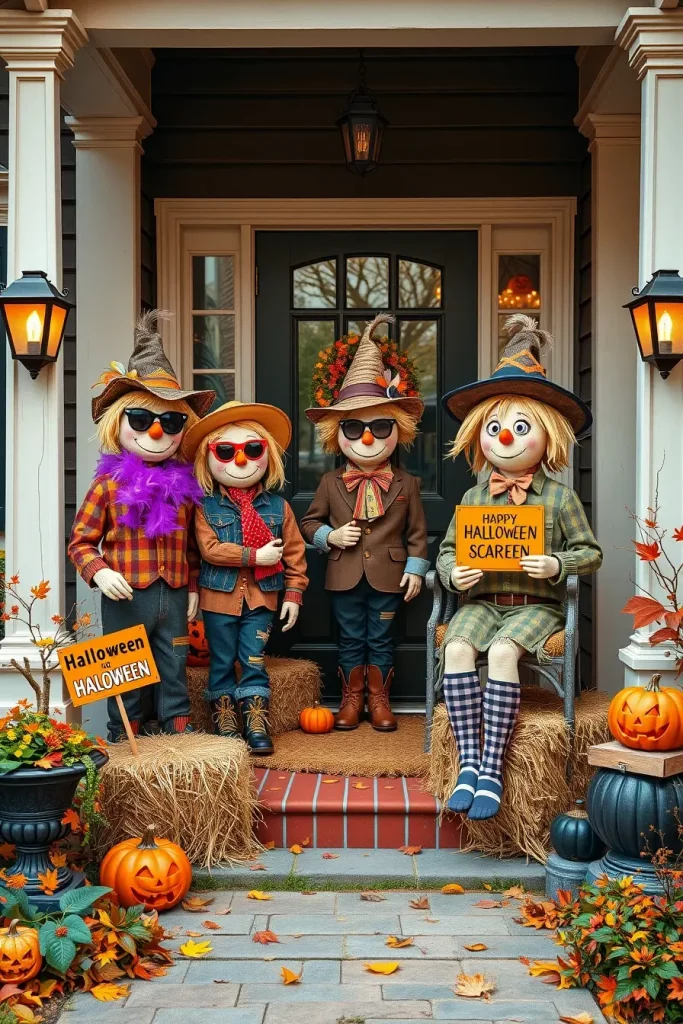 65 Cute and Funny Halloween Porch Decorations 2025 to Make Your Home the Talk of the Block
