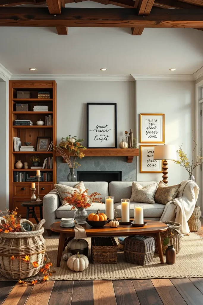 61 Rustic Fall Home Decor 2025 Ideas to Cozy Up Your Space This Season