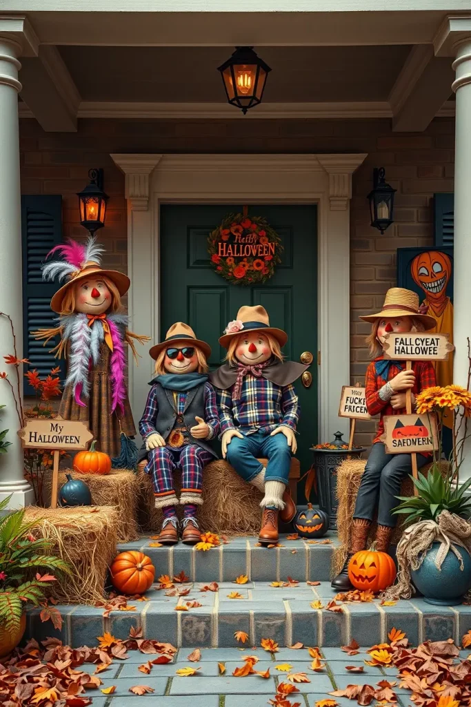 65 Cute and Funny Halloween Porch Decorations 2025 to Make Your Home the Talk of the Block