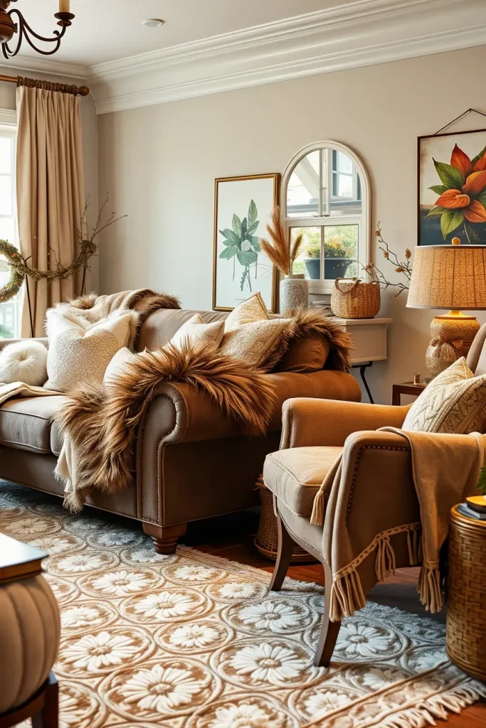 64 Fall Living Room Decor Ideas 2025 to Make Your Space Feel Cozy and Seasonal