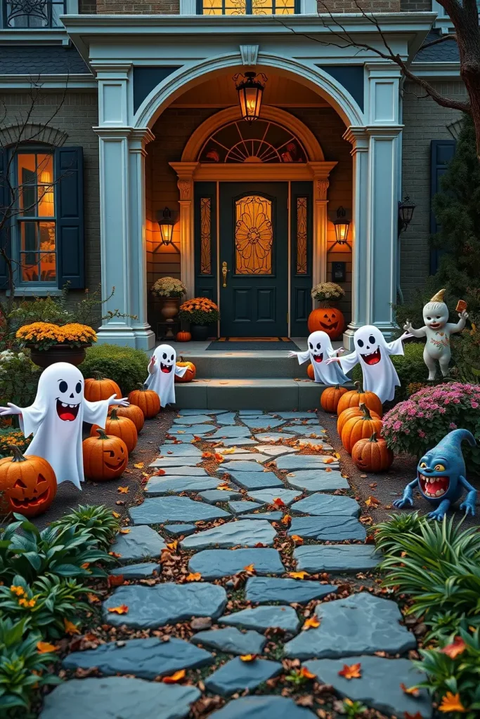 65 Cute and Funny Halloween Porch Decorations 2025 to Make Your Home the Talk of the Block