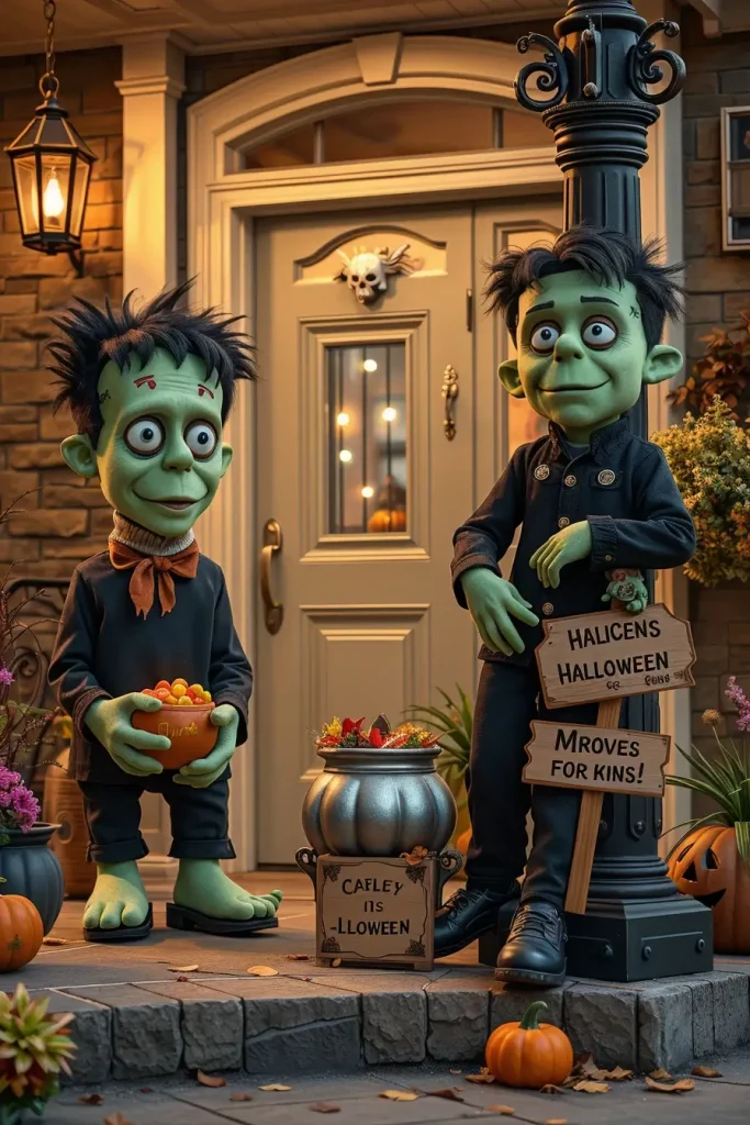 65 Cute and Funny Halloween Porch Decorations 2025 to Make Your Home the Talk of the Block