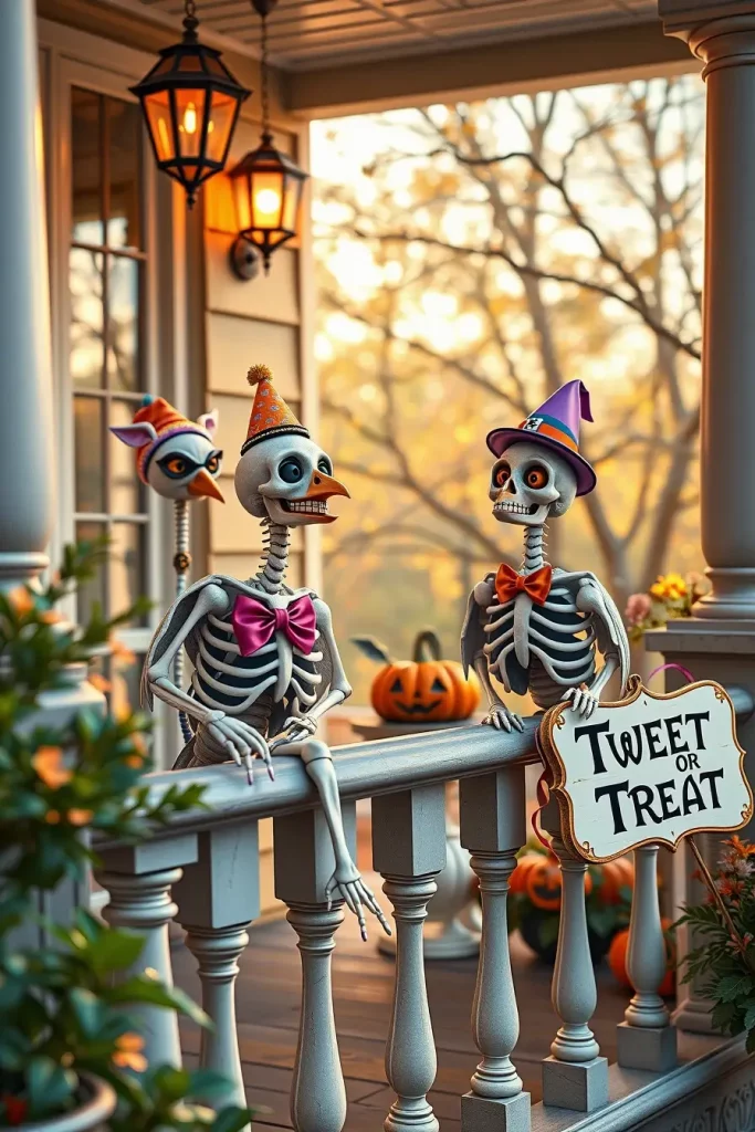65 Cute and Funny Halloween Porch Decorations 2025 to Make Your Home the Talk of the Block