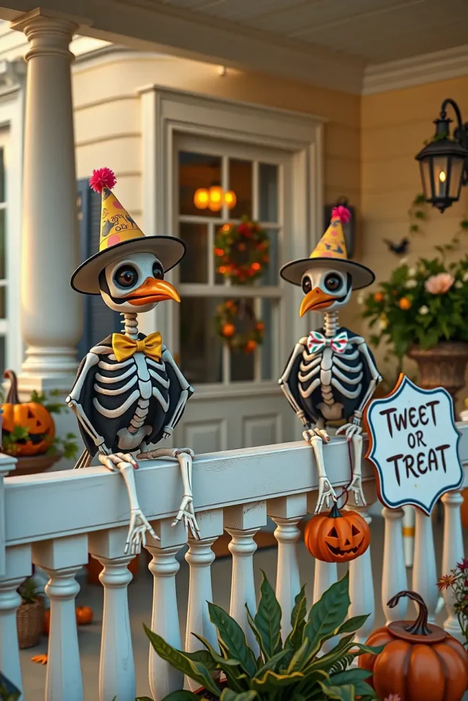65 Cute and Funny Halloween Porch Decorations 2025 to Make Your Home the Talk of the Block