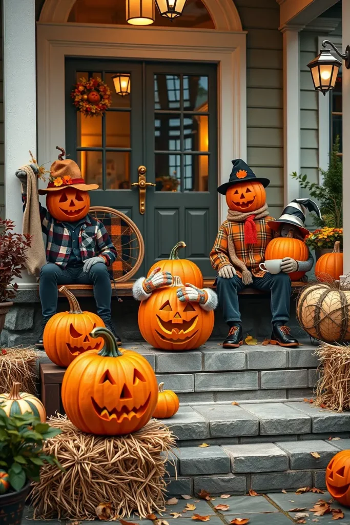65 Cute and Funny Halloween Porch Decorations 2025 to Make Your Home the Talk of the Block