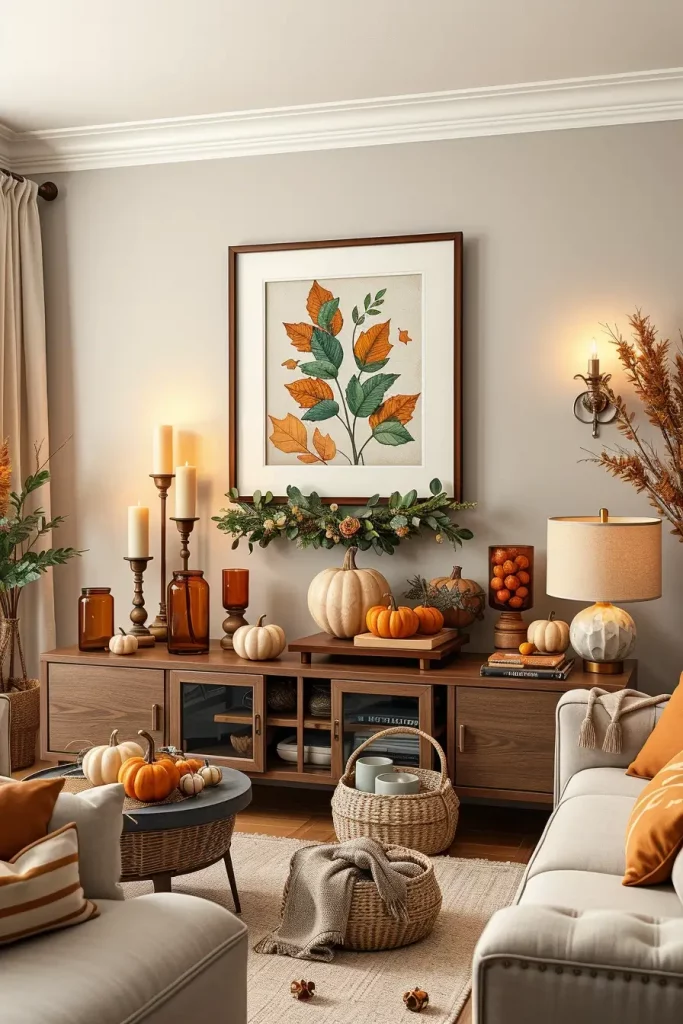 64 Fall Living Room Decor Ideas 2025 to Make Your Space Feel Cozy and Seasonal