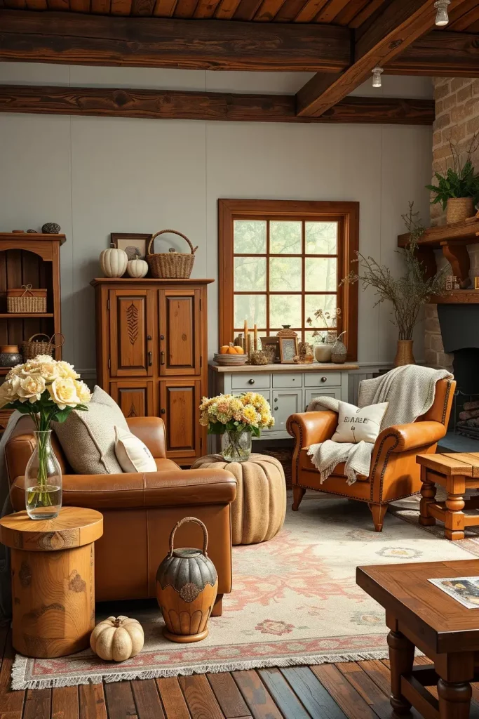 61 Rustic Fall Home Decor 2025 Ideas to Cozy Up Your Space This Season
