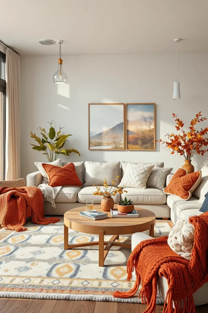 64 Fall Living Room Decor Ideas 2025 to Make Your Space Feel Cozy and Seasonal