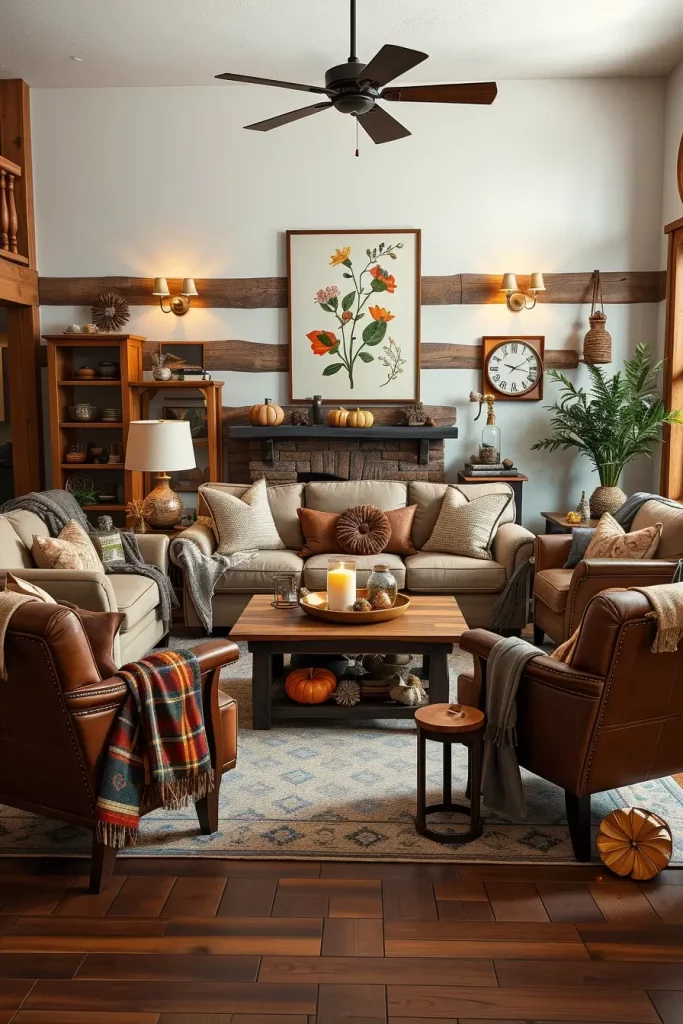 61 Rustic Fall Home Decor 2025 Ideas to Cozy Up Your Space This Season