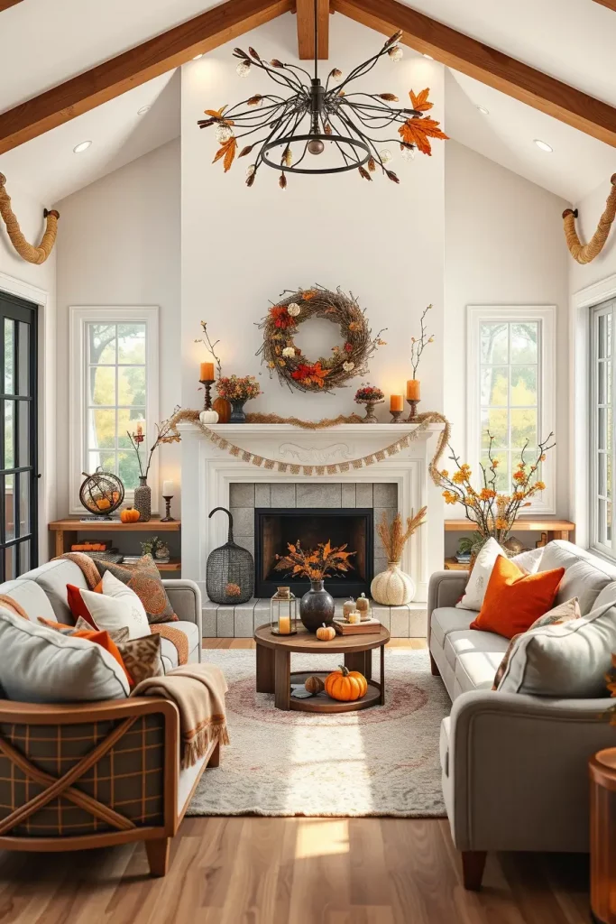 64 Fall Living Room Decor Ideas 2025 to Make Your Space Feel Cozy and Seasonal