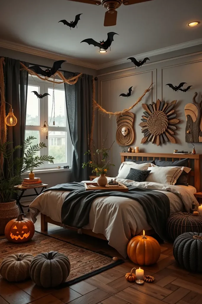 64 Halloween Bedroom Decor 2025: Frightfully Stylish Ideas for Your Space