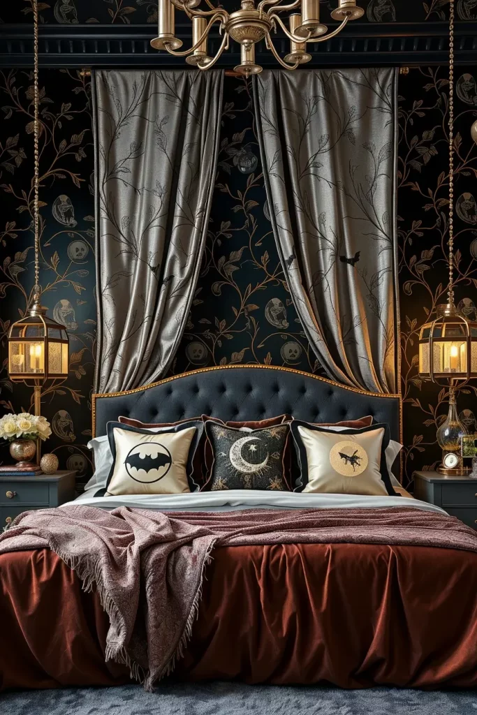 64 Halloween Bedroom Decor 2025: Frightfully Stylish Ideas for Your Space