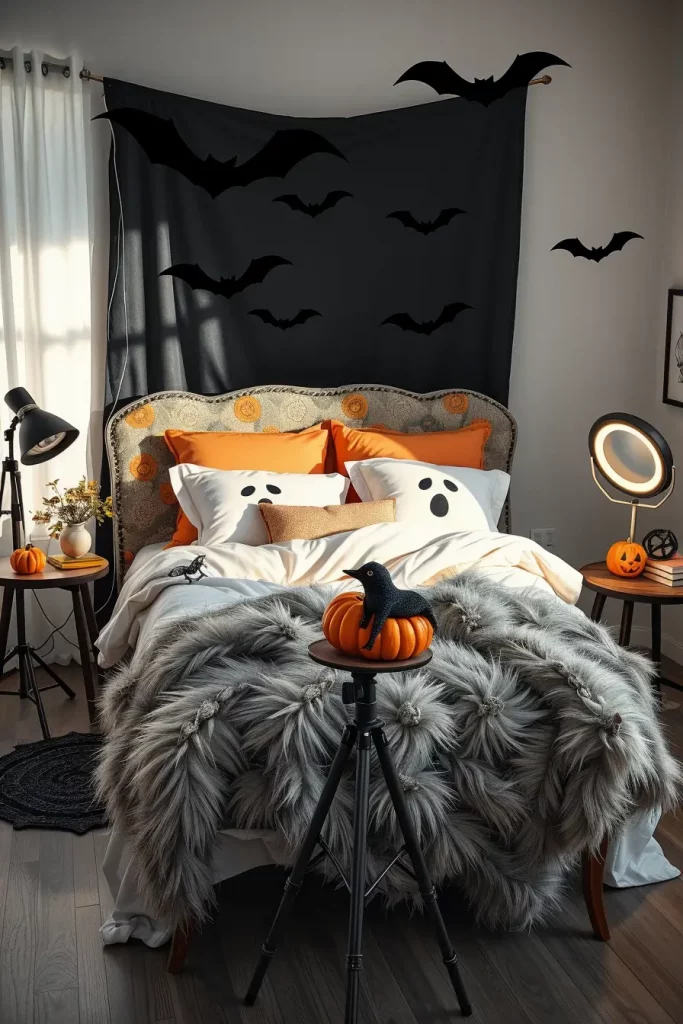 64 Halloween Bedroom Decor 2025: Frightfully Stylish Ideas for Your Space