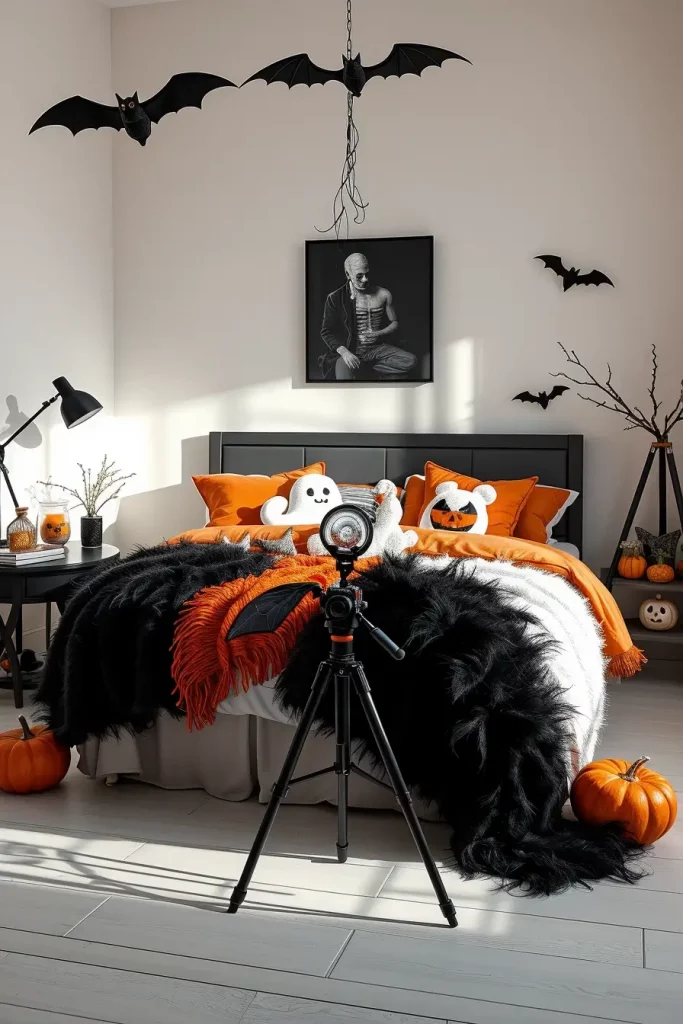 64 Halloween Bedroom Decor 2025: Frightfully Stylish Ideas for Your Space