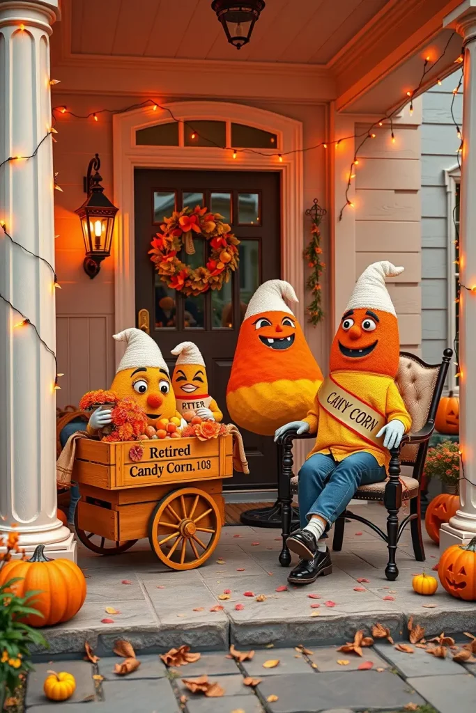 65 Cute and Funny Halloween Porch Decorations 2025 to Make Your Home the Talk of the Block