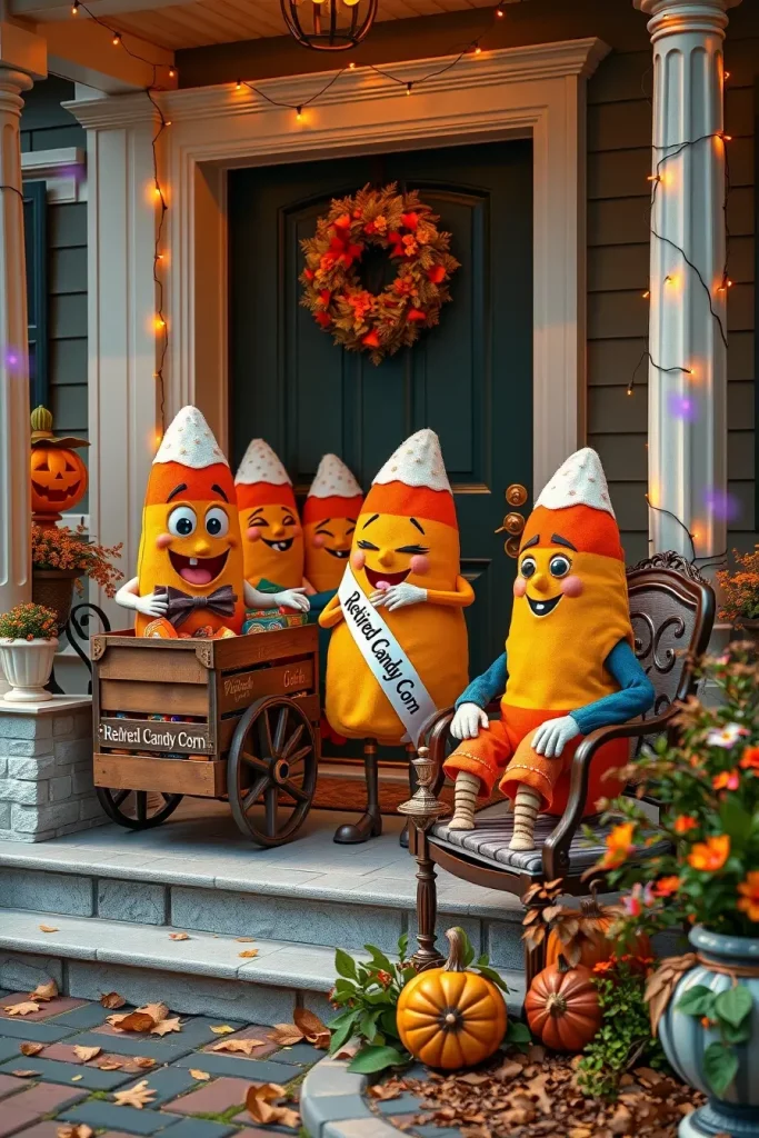 65 Cute and Funny Halloween Porch Decorations 2025 to Make Your Home the Talk of the Block