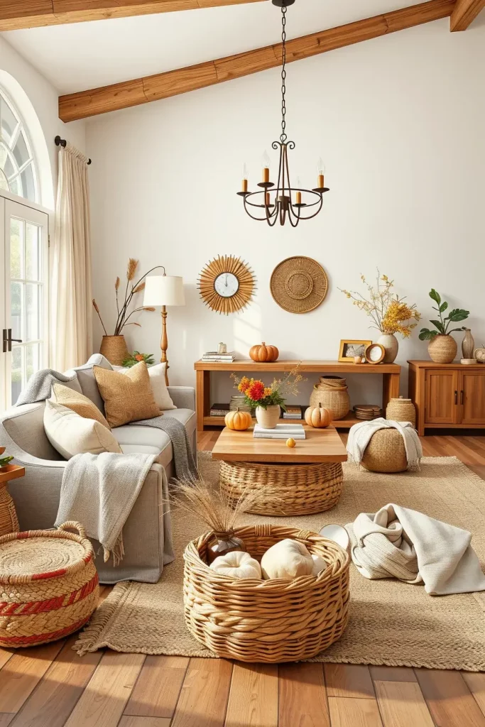 64 Fall Living Room Decor Ideas 2025 to Make Your Space Feel Cozy and Seasonal
