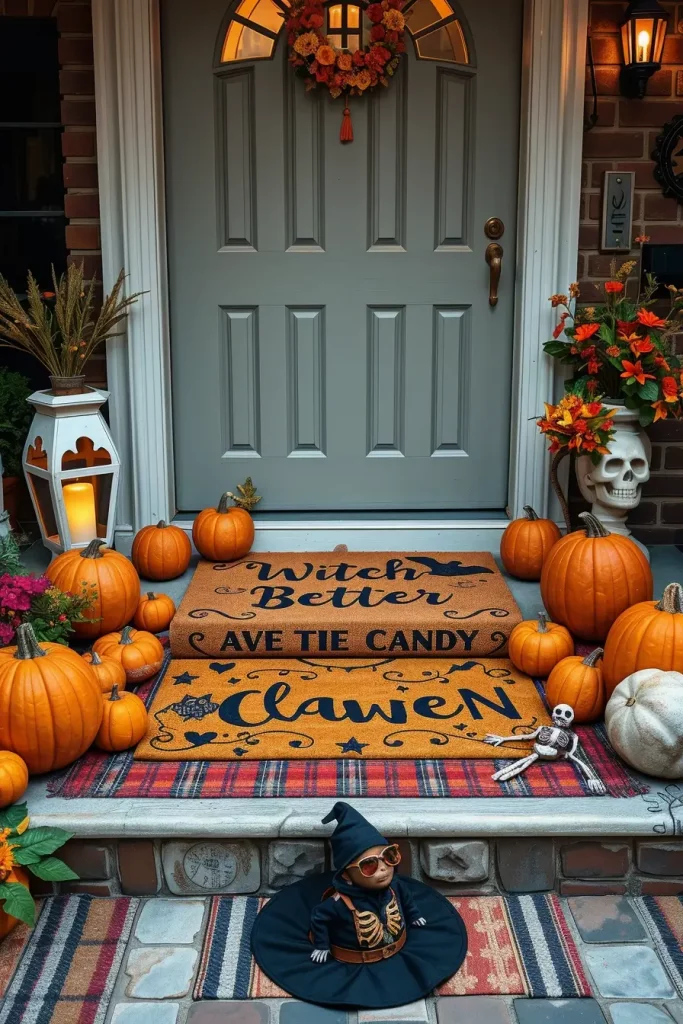 65 Cute and Funny Halloween Porch Decorations 2025 to Make Your Home the Talk of the Block