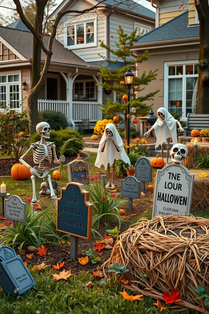 63 Funny Outdoor Halloween Decor Ideas 2025 That Will Make Everyone Laugh