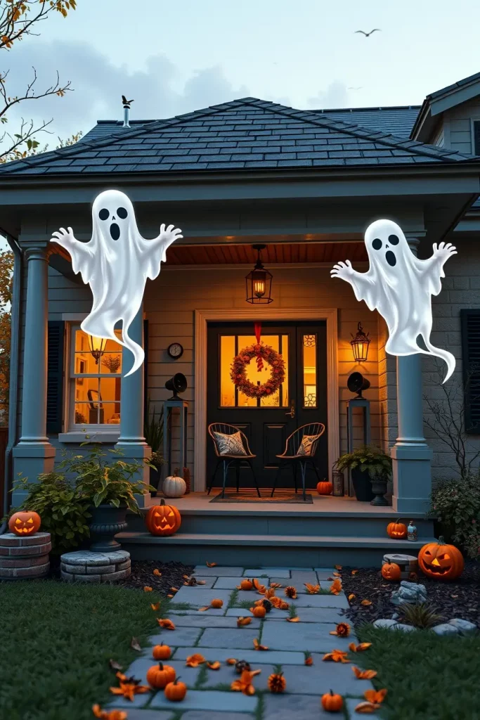 64 Halloween Front Porch Decor Ideas 2025 That Will Wow Trick-or-Treaters