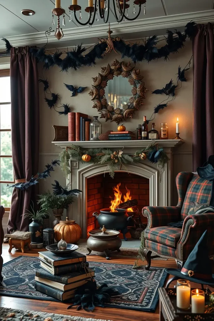 65 Halloween Fireplace Decor Ideas 2025 for a Spooky and Stylish Home