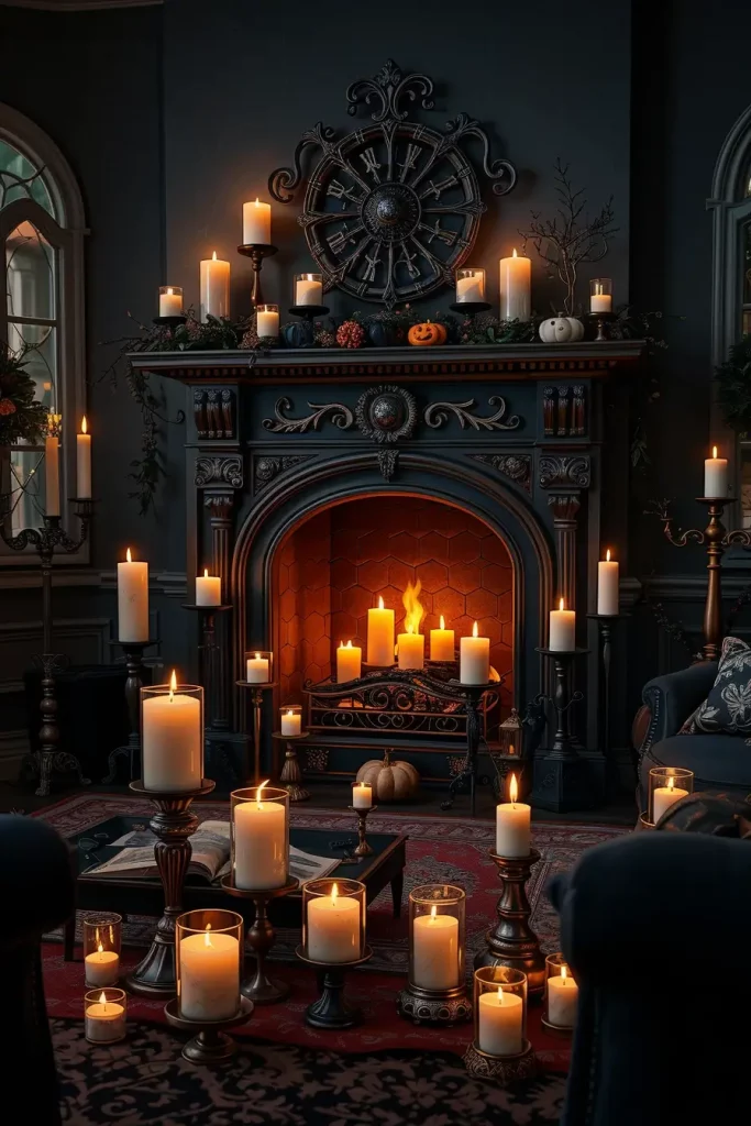 65 Halloween Fireplace Decor Ideas 2025 for a Spooky and Stylish Home