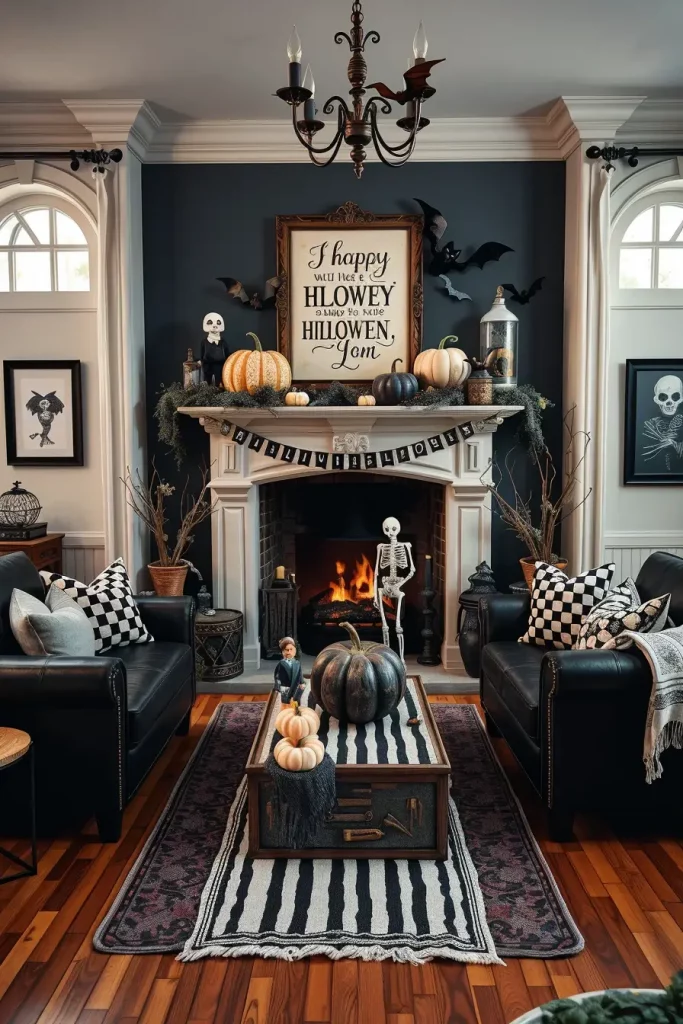 64 Halloween Mantle Ideas 2025 to Inspire Your Spooky Fireplace Styling