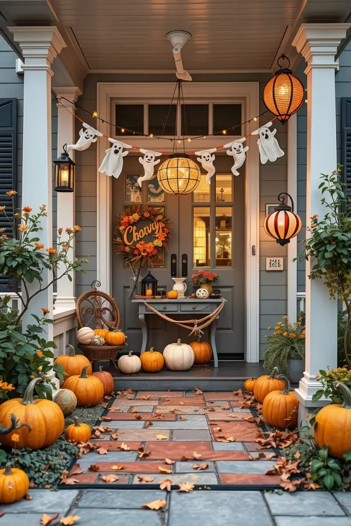 64 Halloween Front Porch Decor Ideas 2025 That Will Wow Trick-or-Treaters