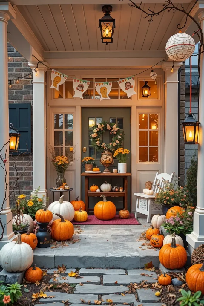 64 Halloween Front Porch Decor Ideas 2025 That Will Wow Trick-or-Treaters
