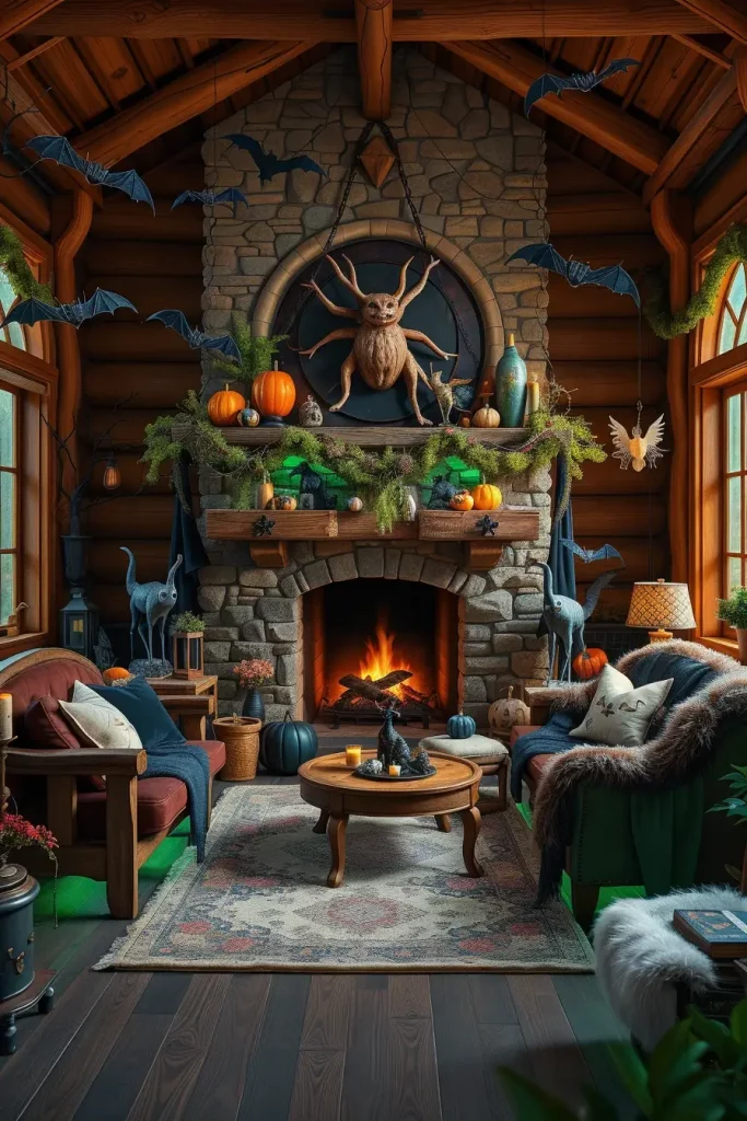 64 Halloween Mantle Ideas 2025 to Inspire Your Spooky Fireplace Styling