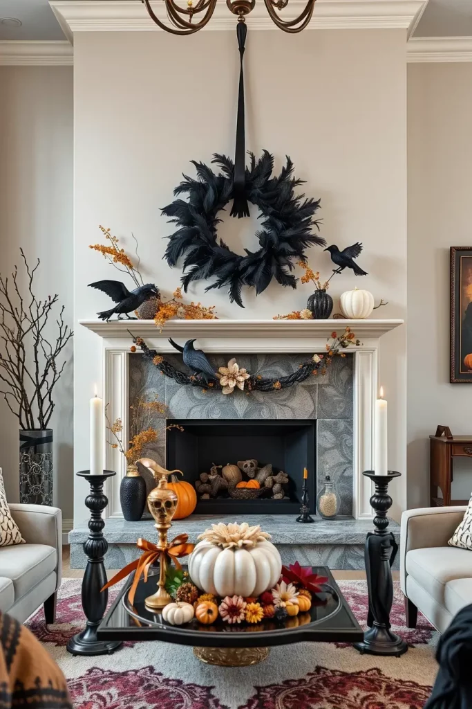 65 Halloween Fireplace Decor Ideas 2025 for a Spooky and Stylish Home