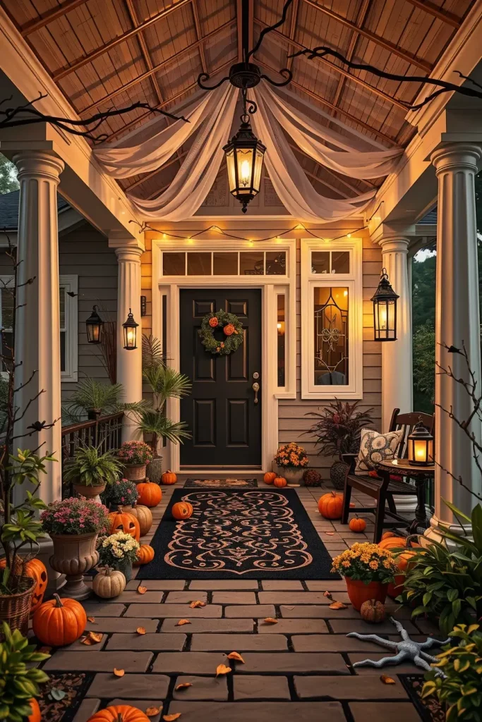 64 Halloween Front Porch Decor Ideas 2025 That Will Wow Trick-or-Treaters