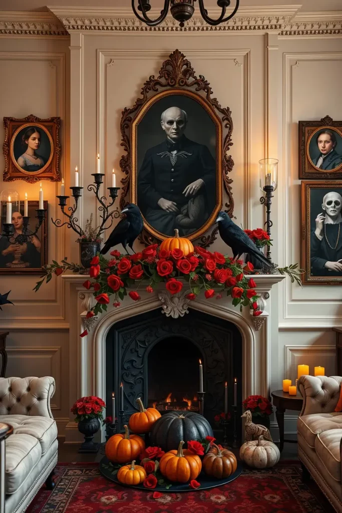 64 Halloween Mantle Ideas 2025 to Inspire Your Spooky Fireplace Styling