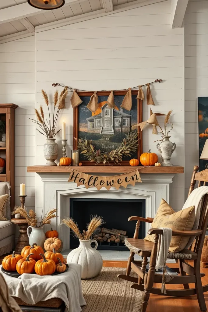 64 Halloween Mantle Ideas 2025 to Inspire Your Spooky Fireplace Styling