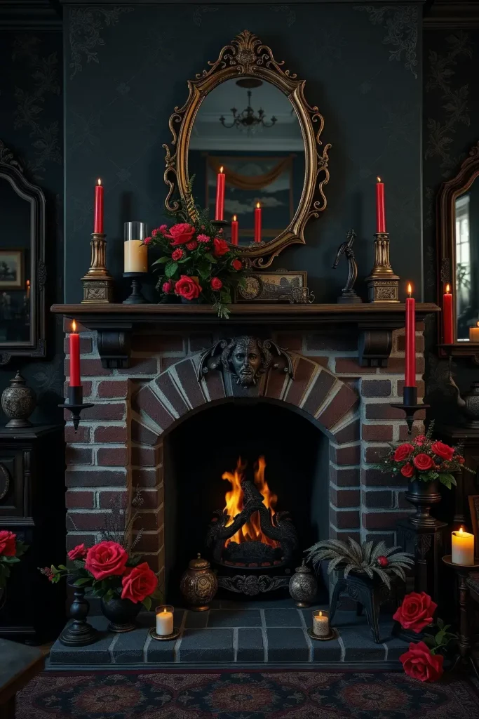 65 Halloween Fireplace Decor Ideas 2025 for a Spooky and Stylish Home