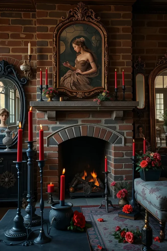 65 Halloween Fireplace Decor Ideas 2025 for a Spooky and Stylish Home
