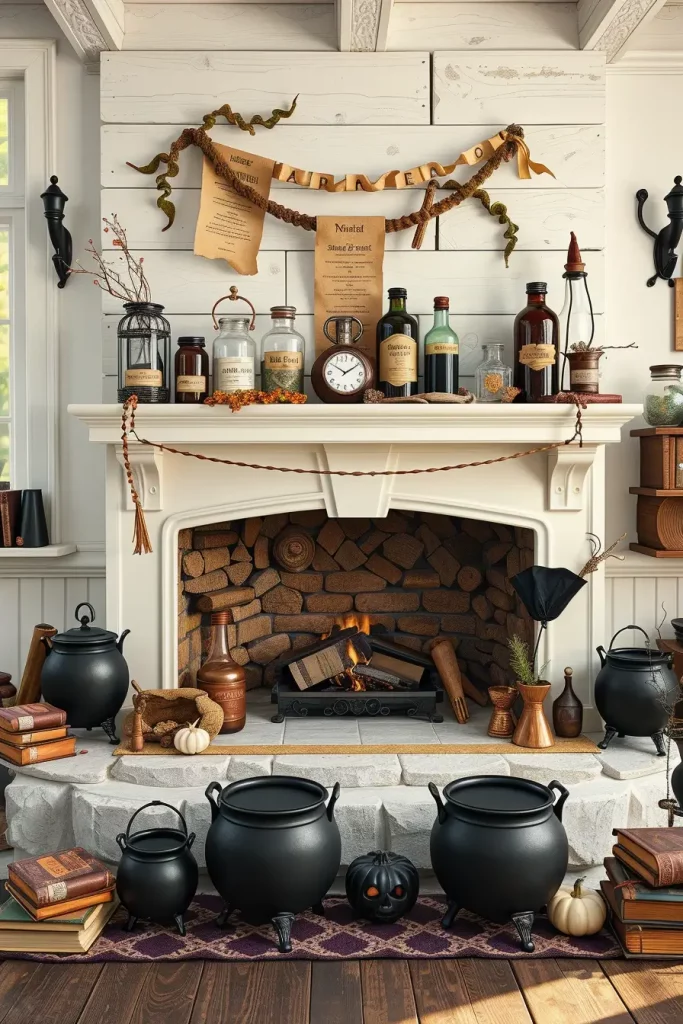 65 Halloween Fireplace Decor Ideas 2025 for a Spooky and Stylish Home