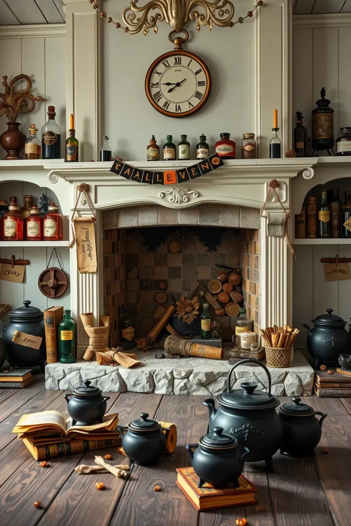 65 Halloween Fireplace Decor Ideas 2025 for a Spooky and Stylish Home