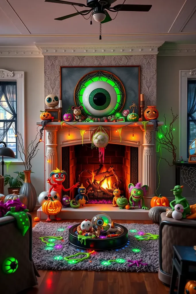 65 Halloween Fireplace Decor Ideas 2025 for a Spooky and Stylish Home