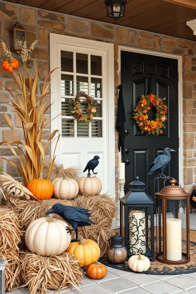 64 Halloween Front Porch Decor Ideas 2025 That Will Wow Trick-or-Treaters