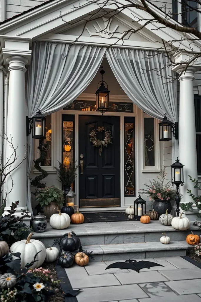 64 Halloween Front Porch Decor Ideas 2025 That Will Wow Trick-or-Treaters