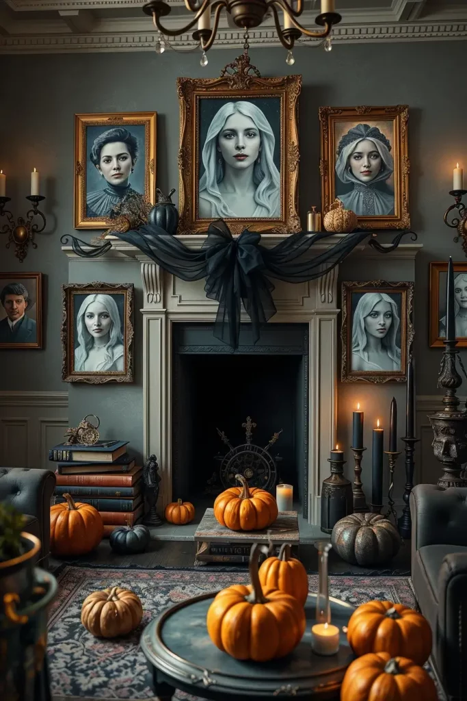 64 Halloween Mantle Ideas 2025 to Inspire Your Spooky Fireplace Styling