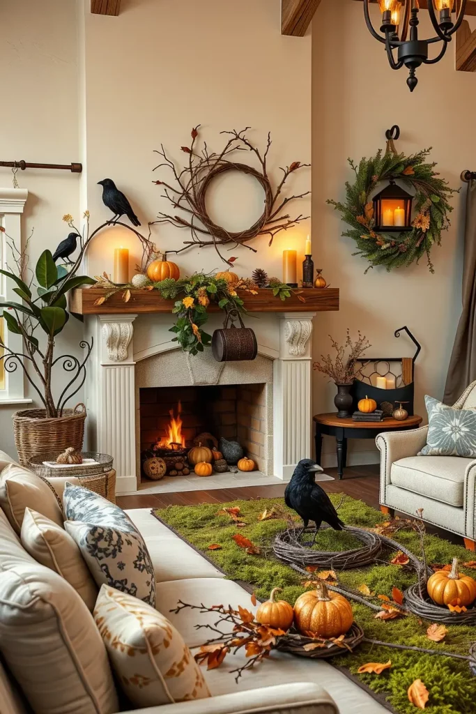 64 Halloween Mantle Ideas 2025 to Inspire Your Spooky Fireplace Styling