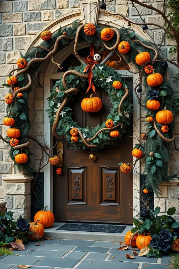 64 Halloween Front Porch Decor Ideas 2025 That Will Wow Trick-or-Treaters