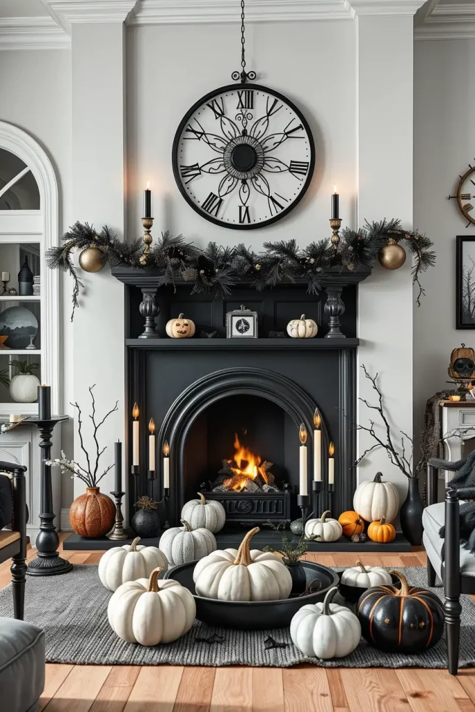 65 Halloween Fireplace Decor Ideas 2025 for a Spooky and Stylish Home