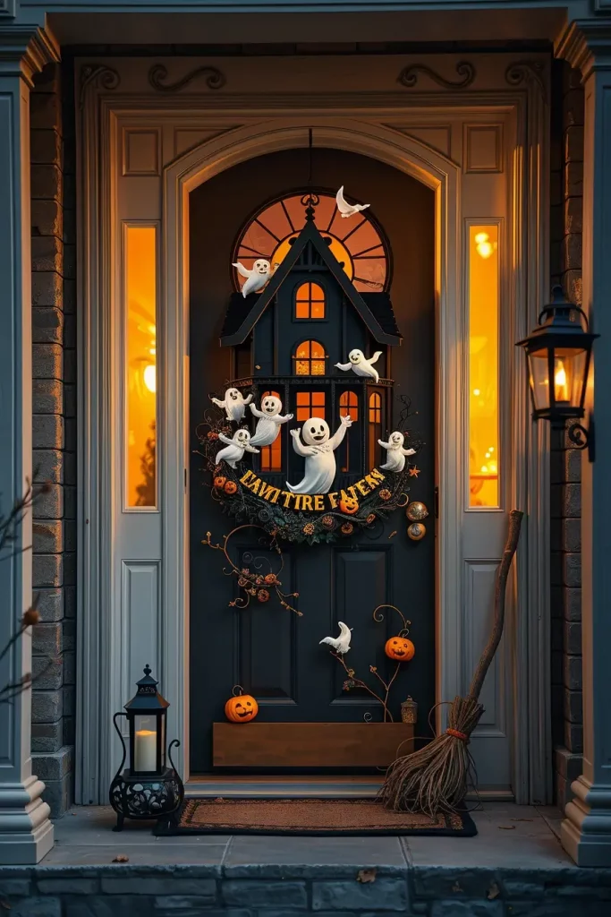 66 Halloween Door Hangers Ideas 2025: Trendy, Cute, and Spooky Designs to Try