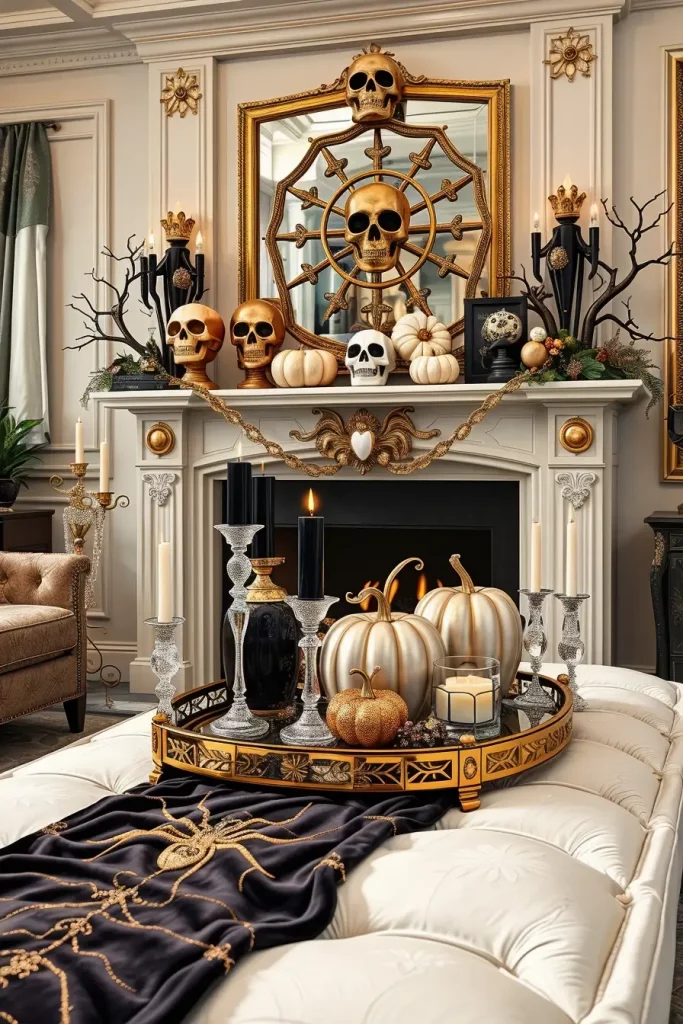 64 Halloween Mantle Ideas 2025 to Inspire Your Spooky Fireplace Styling